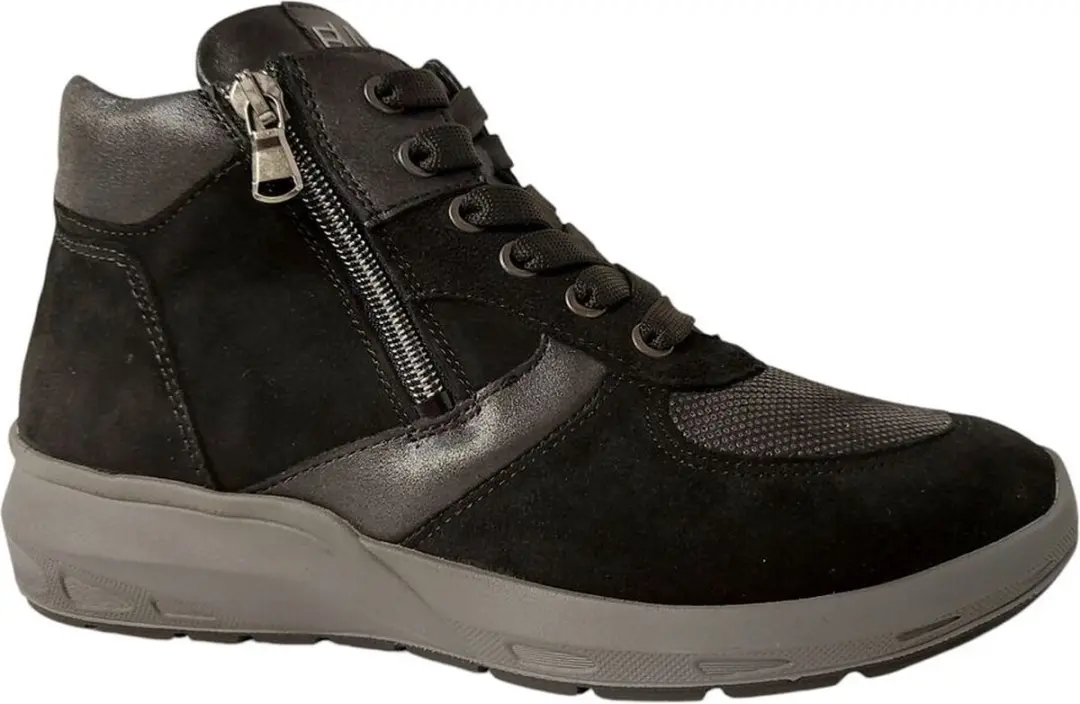 Waldlaufer Veterboot 831M80 500 001 Zwart Wijdte M