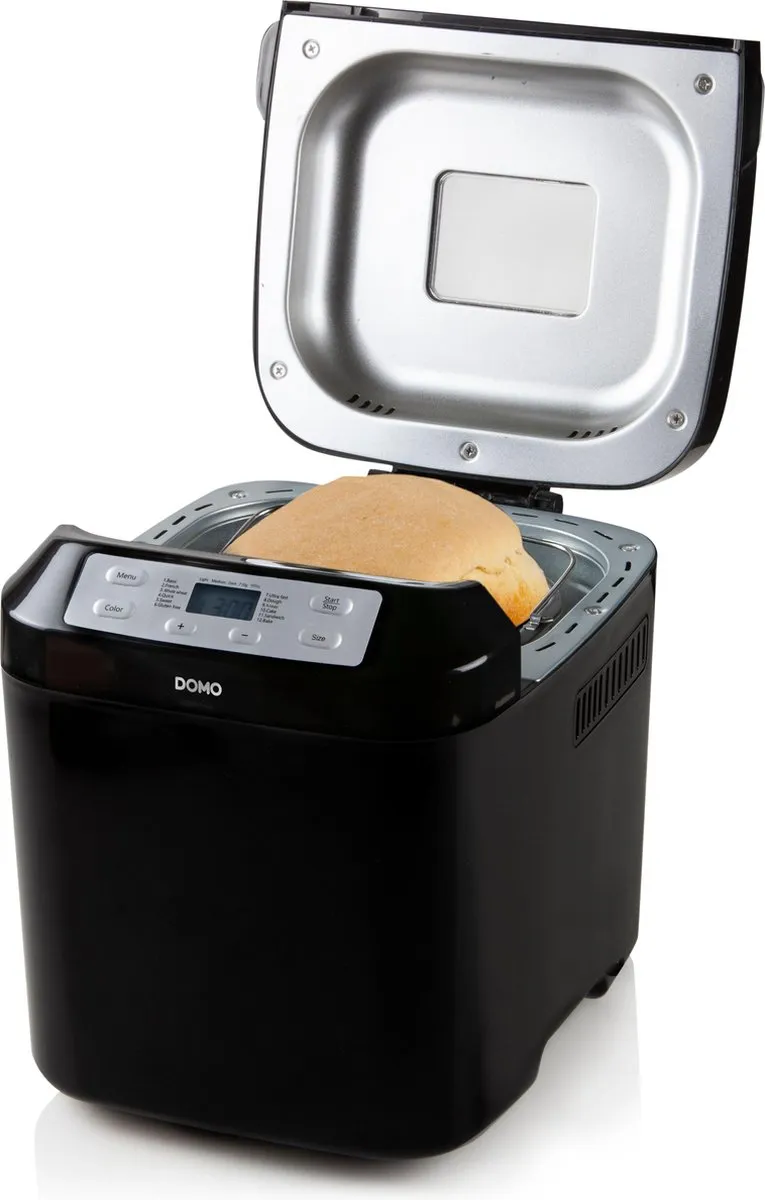 Domo B3974 Broodbakmachine - 12 Programma's 1000g - Zwart - afbeelding 6 van 6