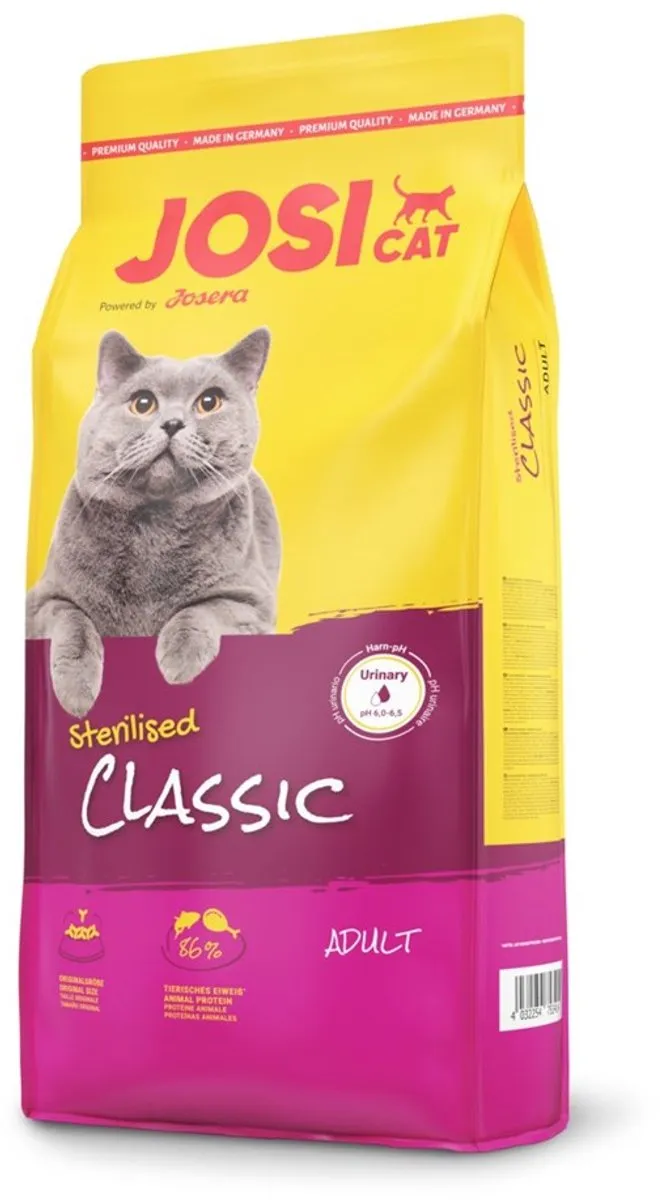 Josera JosiCat Sterilised Classic Droogvoer 18kg