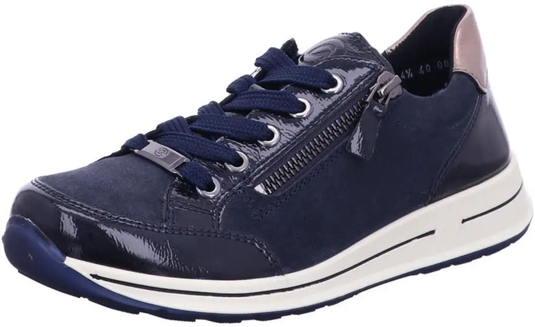 ara dames veterschoenen blauw maat 44