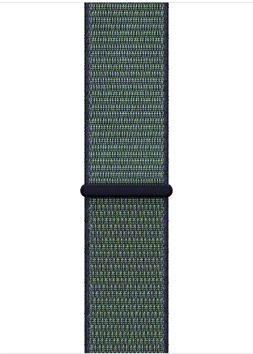 Apple Nike Sport Loop Apple Watch Band - Blauw - S/M