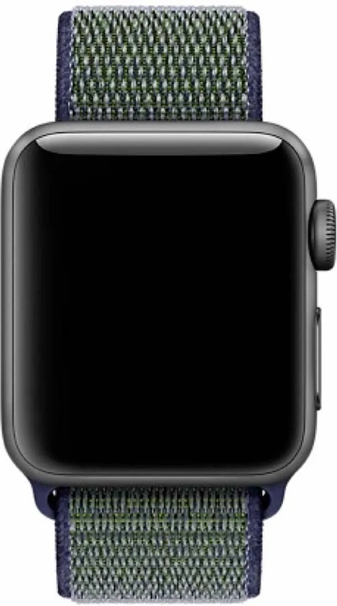 Apple Nike Sport Loop Apple Watch Band - Blauw - S/M