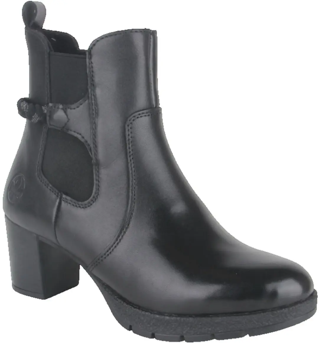 Rieker 77651-00 dames enkellaarzen gekleed maat 42 zwart