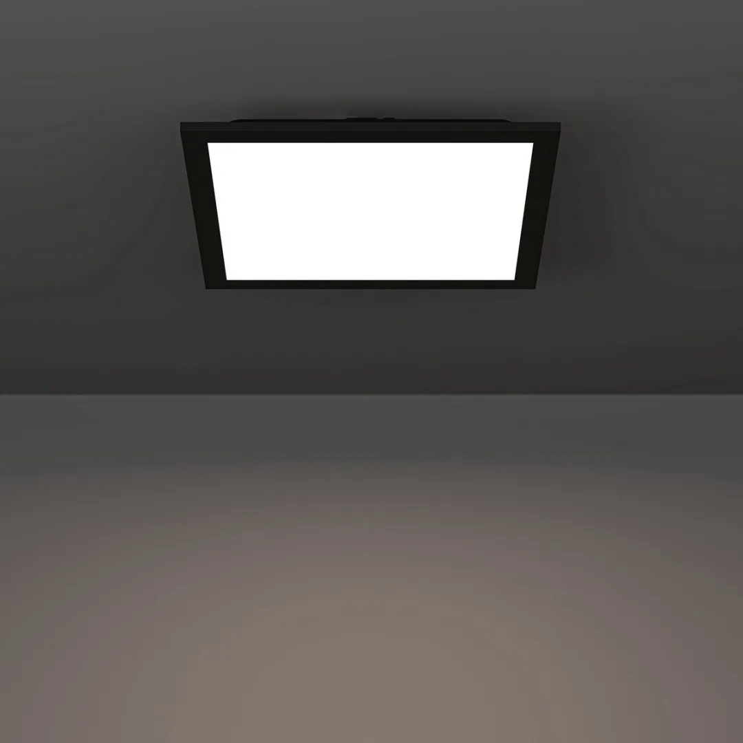 EGLO connect.z Moradillo Smart LED Paneel 29,5x29,5cm - Zwart - Zigbee
