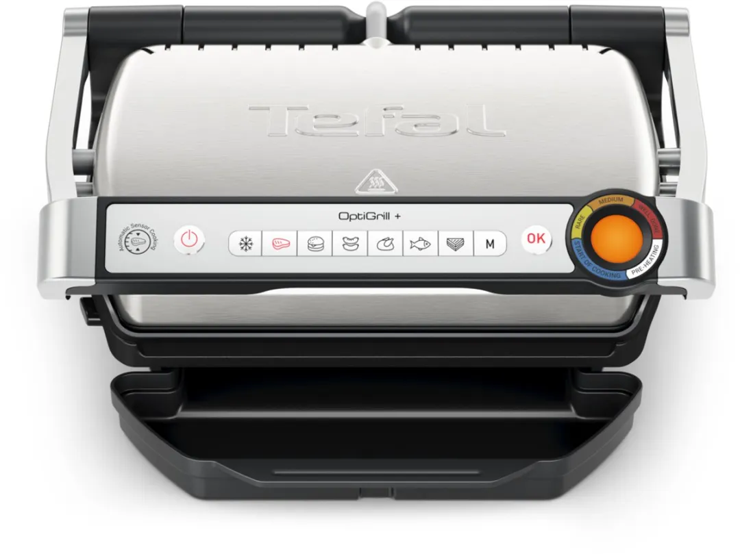 Tefal OptiGrill+ GC717D10 Contactgrill - 2000W - RVS
