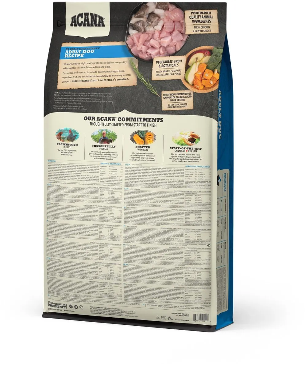 Acana Heritage Adult Dog Hondenvoer 11,4 kg