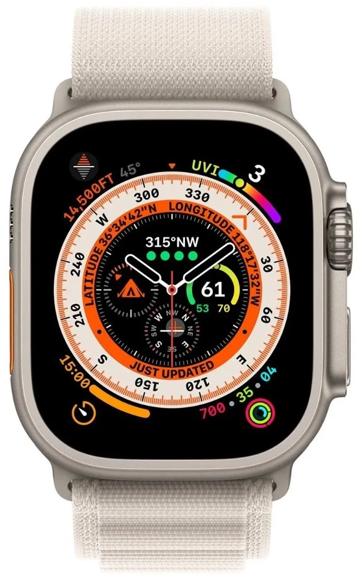 Apple Watch Blauw Alpine Loop 49mm - Small