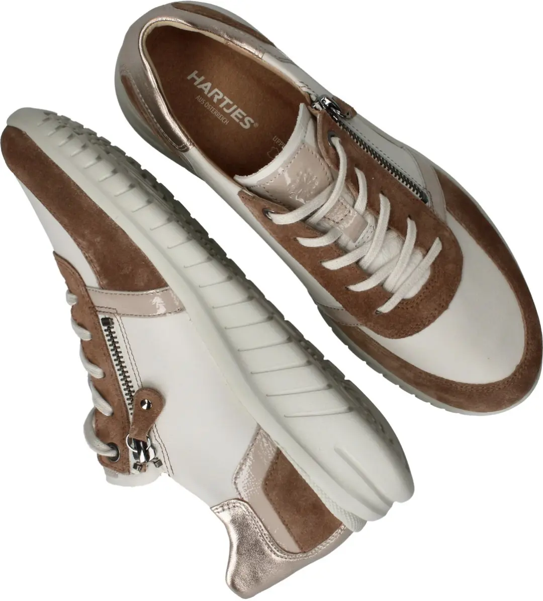 Hartjes WAVE SHOE Sneakers Dames - Bruin - 41 - afbeelding 5 van 6