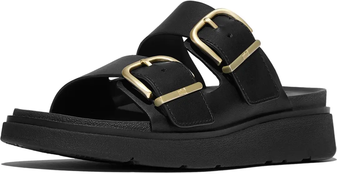 FITFLOP Buckle Two Bar Slides Slippers