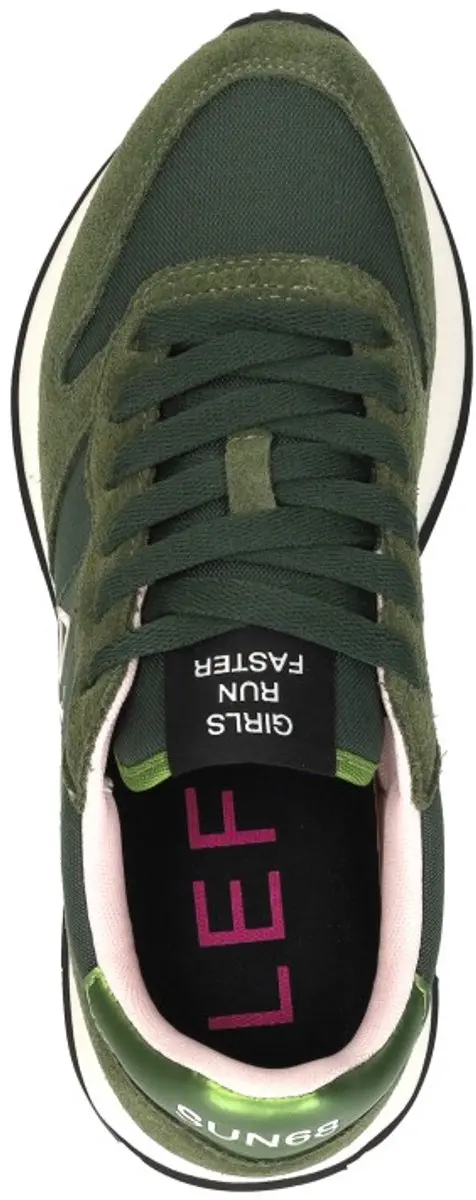 Sun68 Ally Solid Nylon Sneakers Dames - Groen - afbeelding 5 van 6