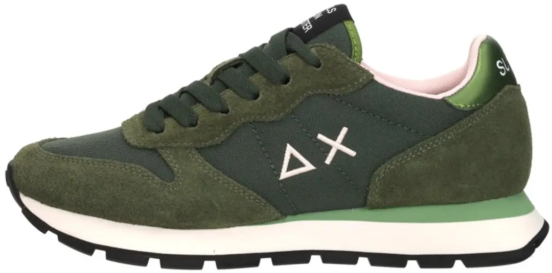 Sun68 Ally Solid Nylon Sneakers Dames - Groen - afbeelding 2 van 6
