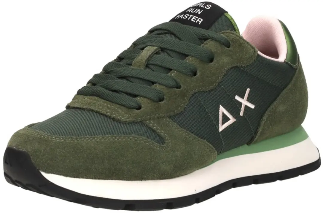 Sun68 Ally Solid Nylon Sneakers Dames - Groen - afbeelding 4 van 6