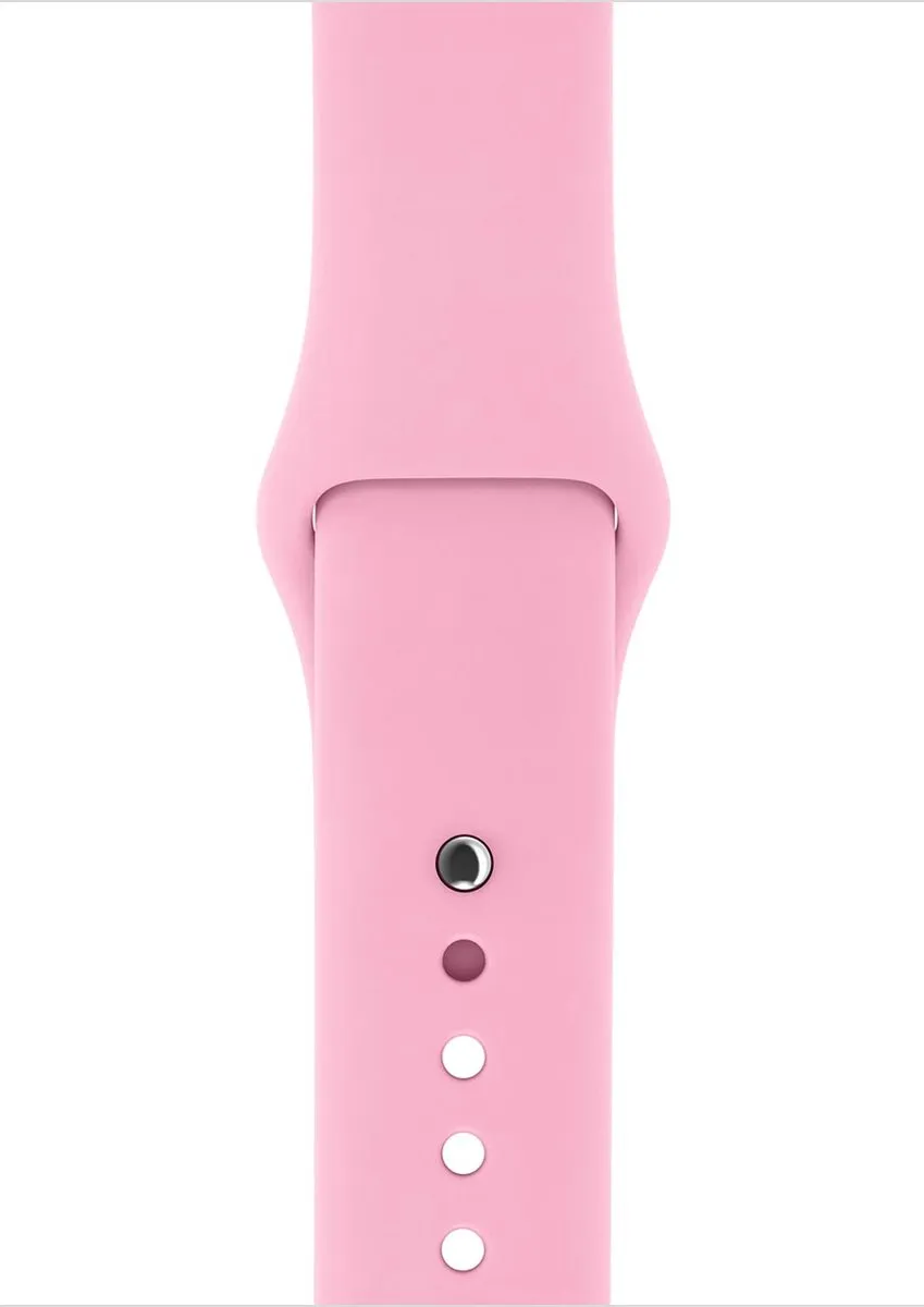 Apple Sportband Lichtroze 45mm M/L