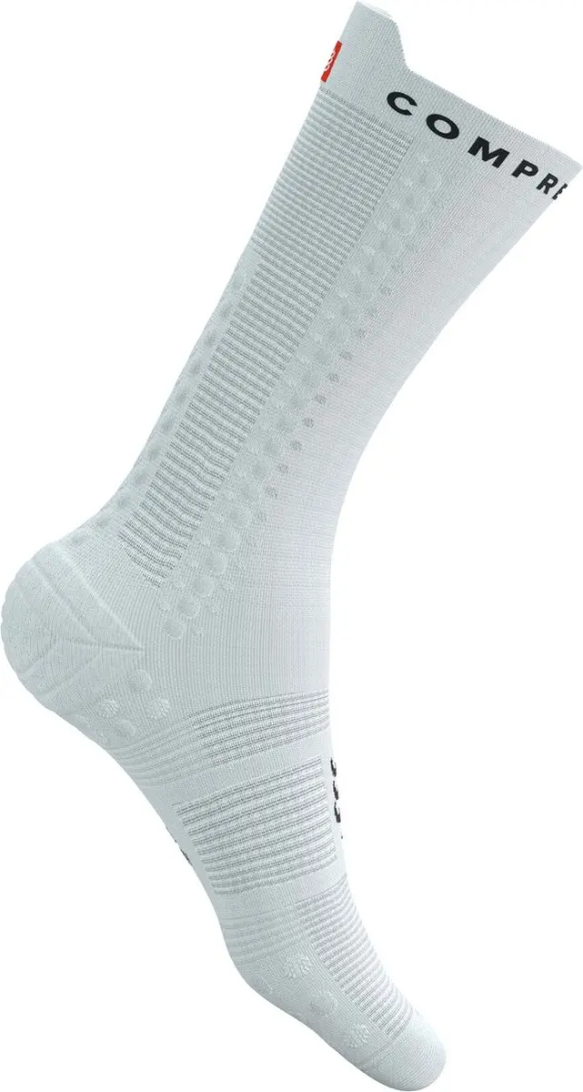 Compressport Pro Racing Socks v4.0 Bike - Fietssokken - Wit/Zwart - afbeelding 6 van 6