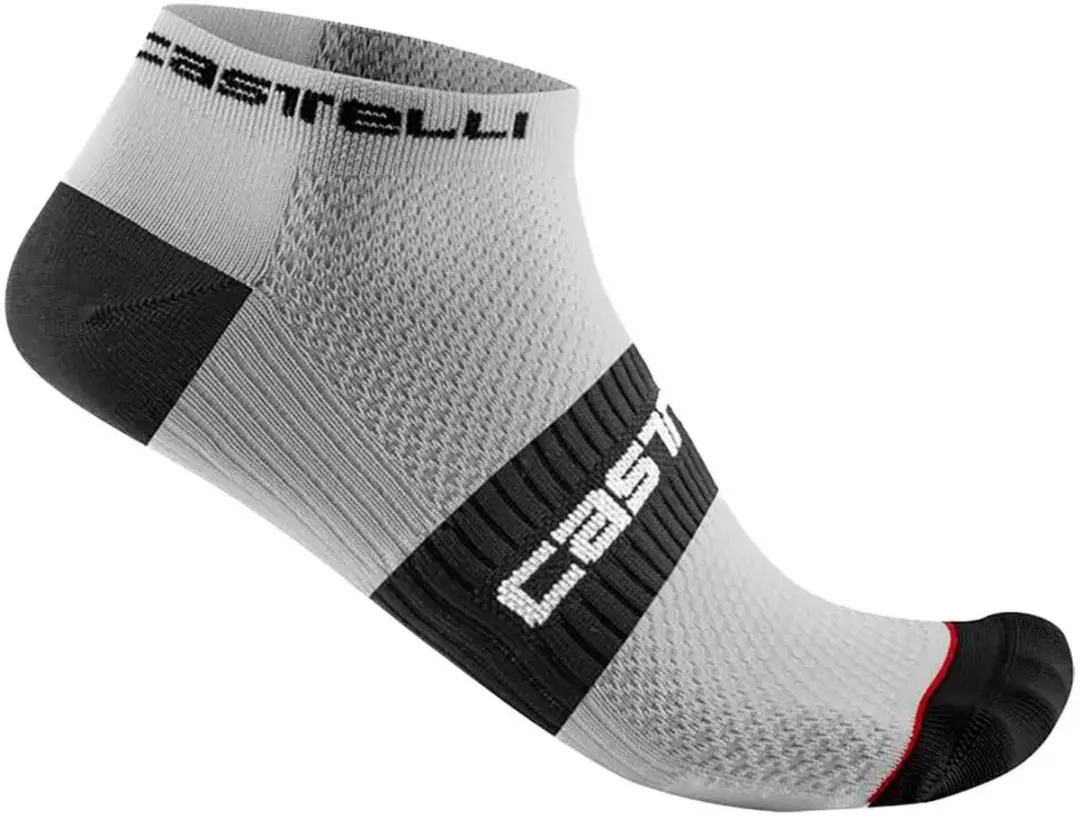 Castelli Lowboy 2 Sokken - Wit/Zwart - afbeelding 2 van 2