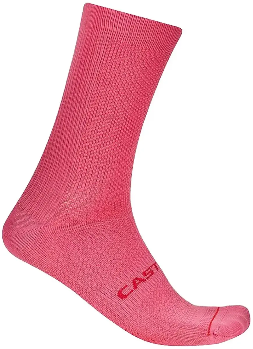 Castelli Espresso 18 Sokken Roze - L/XL - afbeelding 2 van 2