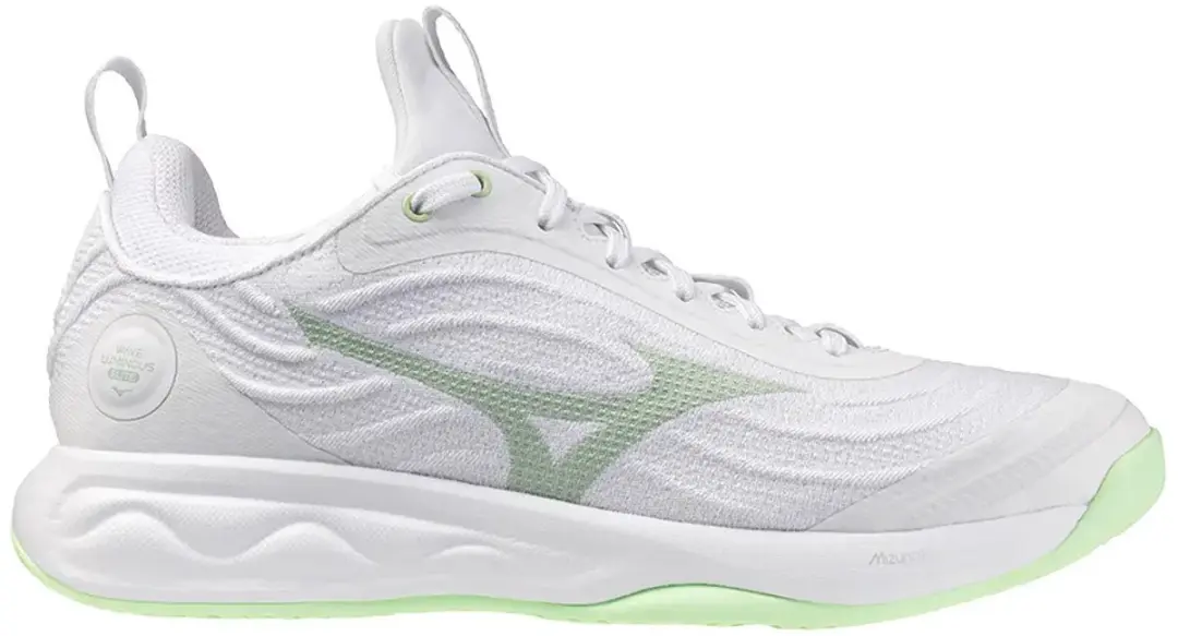 Mizuno Wave Luminous Elite Indoorschoenen - White/Aqua Gray - afbeelding 2 van 6
