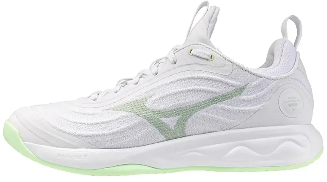 Mizuno Wave Luminous Elite Indoorschoenen - White/Aqua Gray - afbeelding 4 van 6