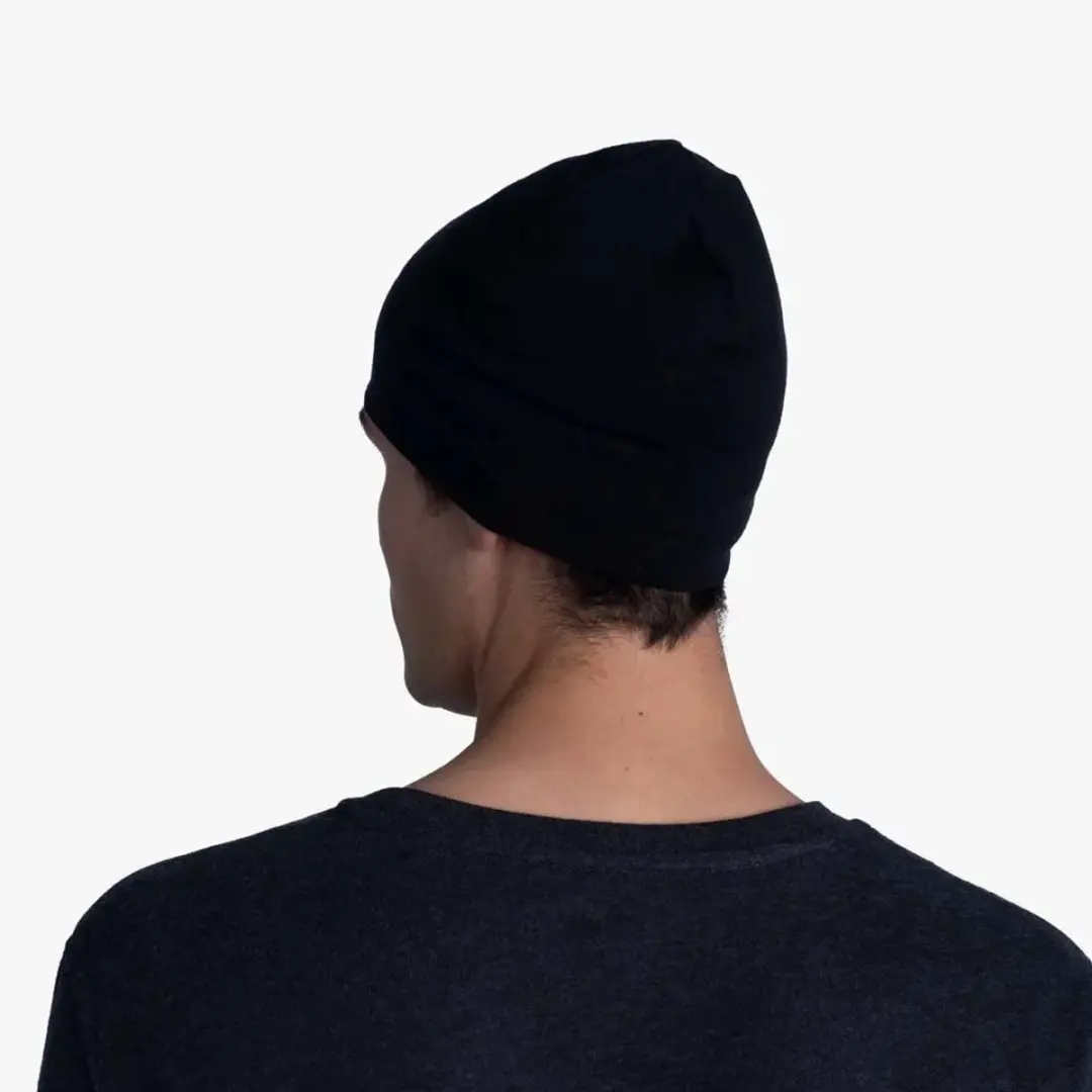 Buff Merino Midweight Beanie - Zwart - afbeelding 4 van 6