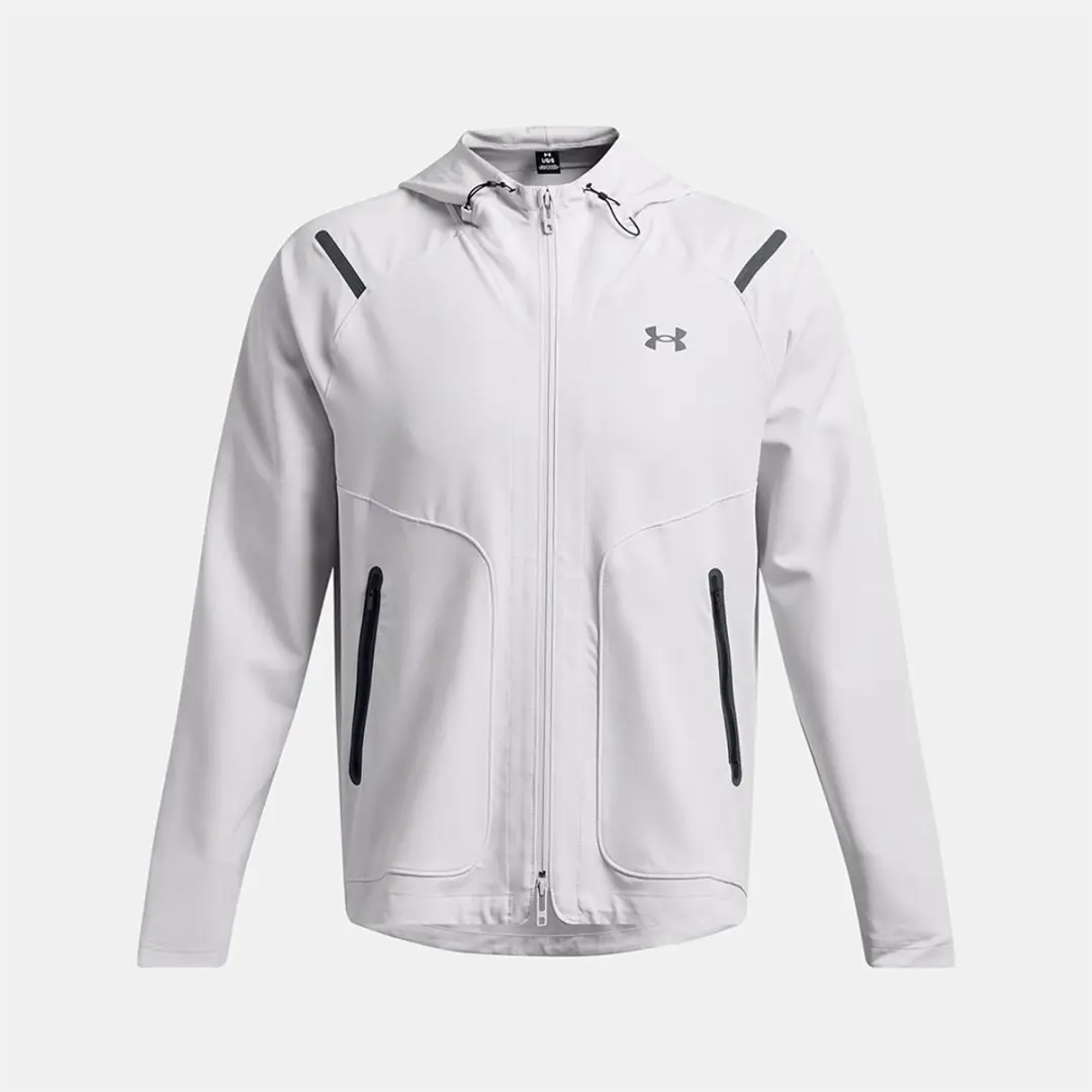 Under Armour Unstoppable Left Chest Jas - Halo Gray - XL - afbeelding 3 van 6