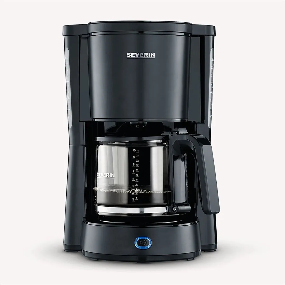 Severin KA 9554 Koffiezetapparaat 10 Koppen - 1,25L - Donker Inox - afbeelding 6 van 6