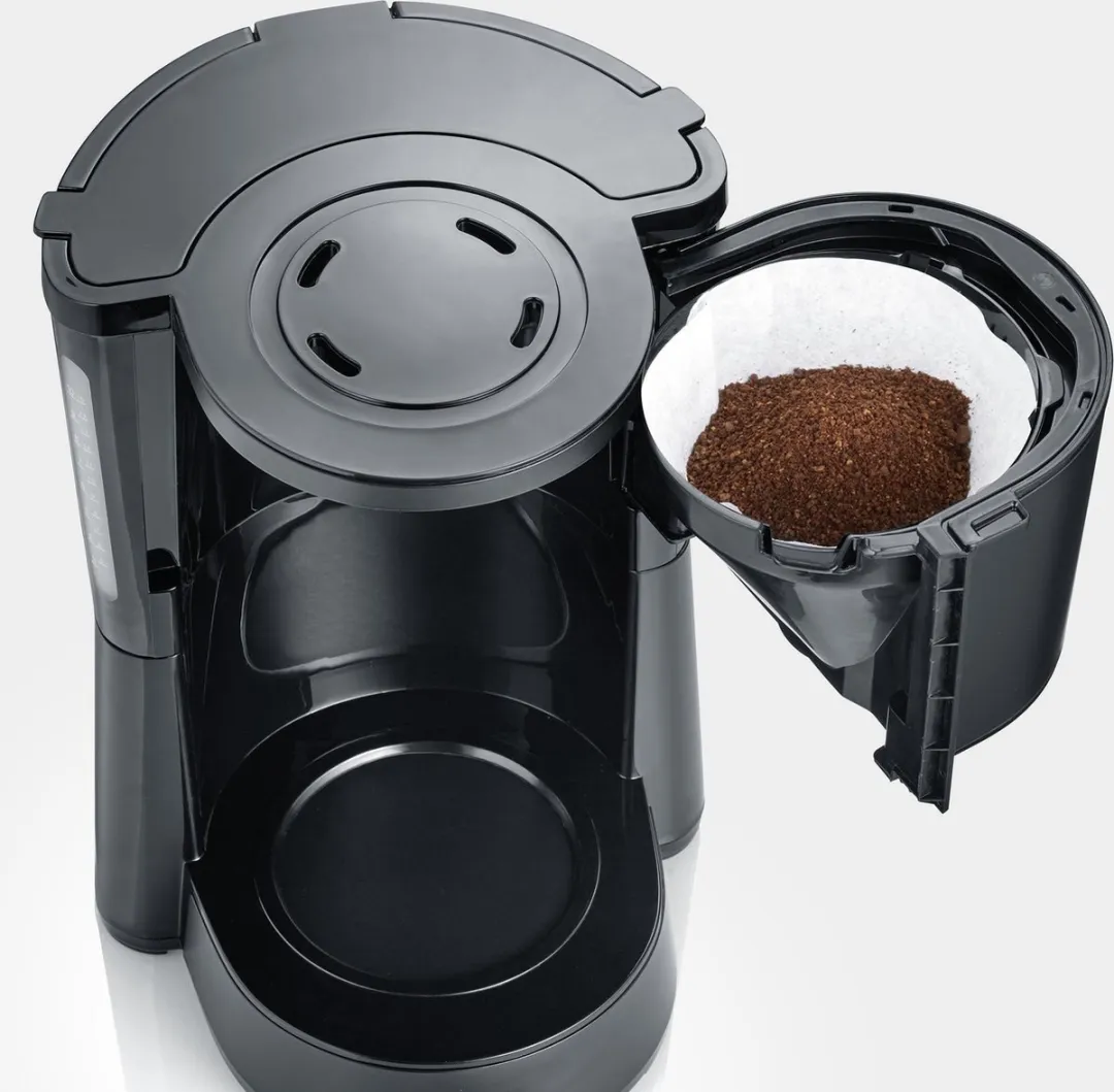 Severin KA 9554 Koffiezetapparaat 10 Koppen - 1,25L - Donker Inox