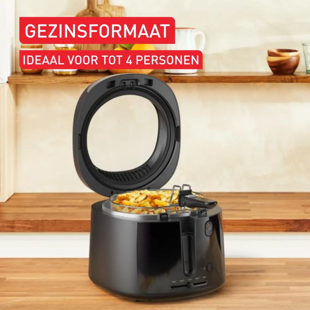 Tefal Vision FF2528 Frituurpan 2.1L 1900W - Zwart
