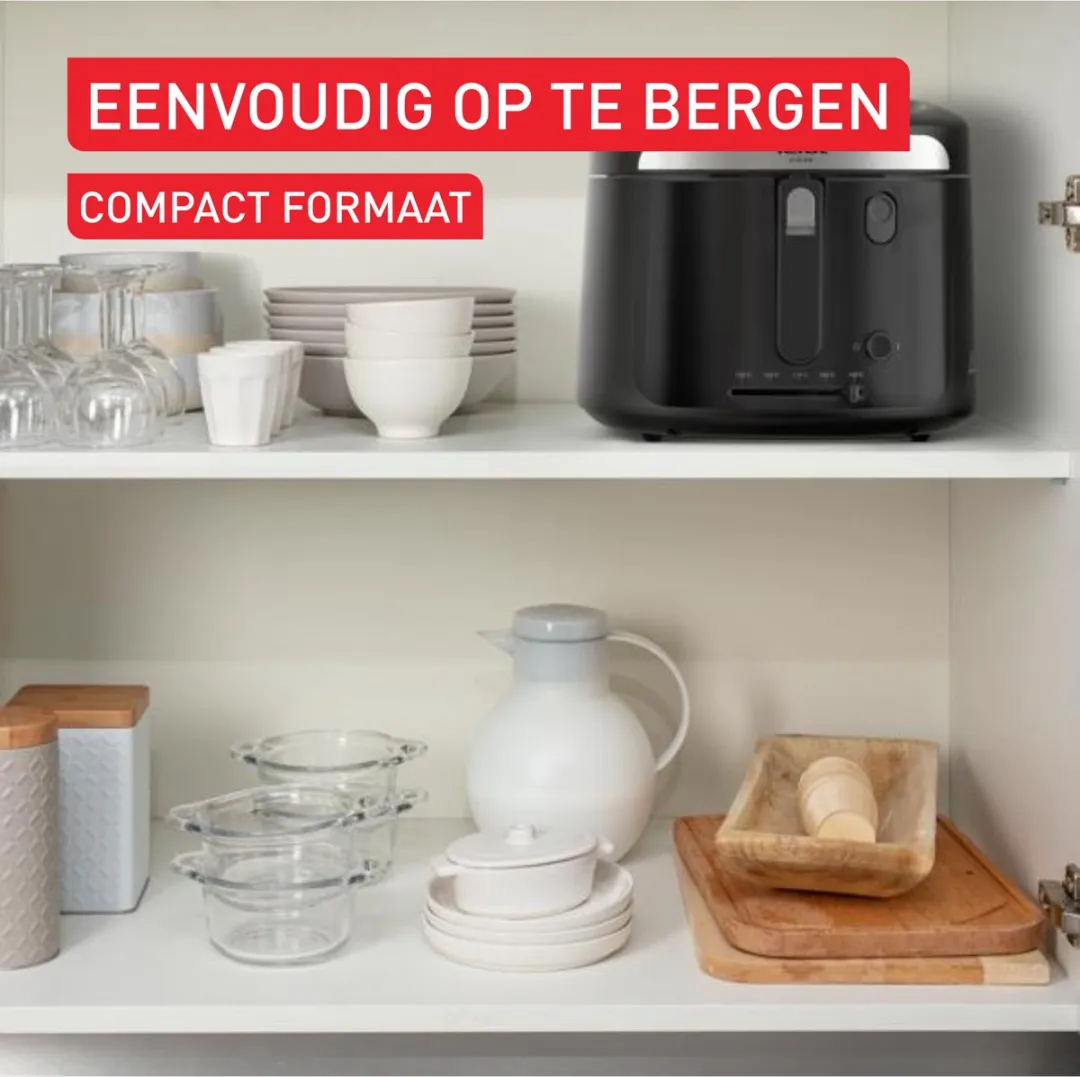 Tefal Vision FF2528 Frituurpan 2.1L 1900W - Zwart