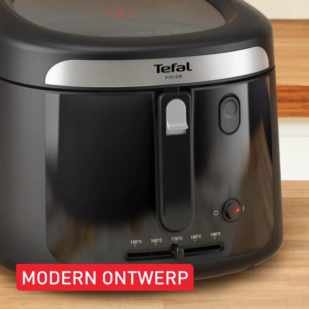Tefal Vision FF2528 Frituurpan 2.1L 1900W - Zwart