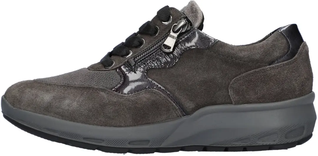 Waldlaufer Orthotritt Sneaker 831M01 400 052 Carbon Peltro Taupe Wijdte M