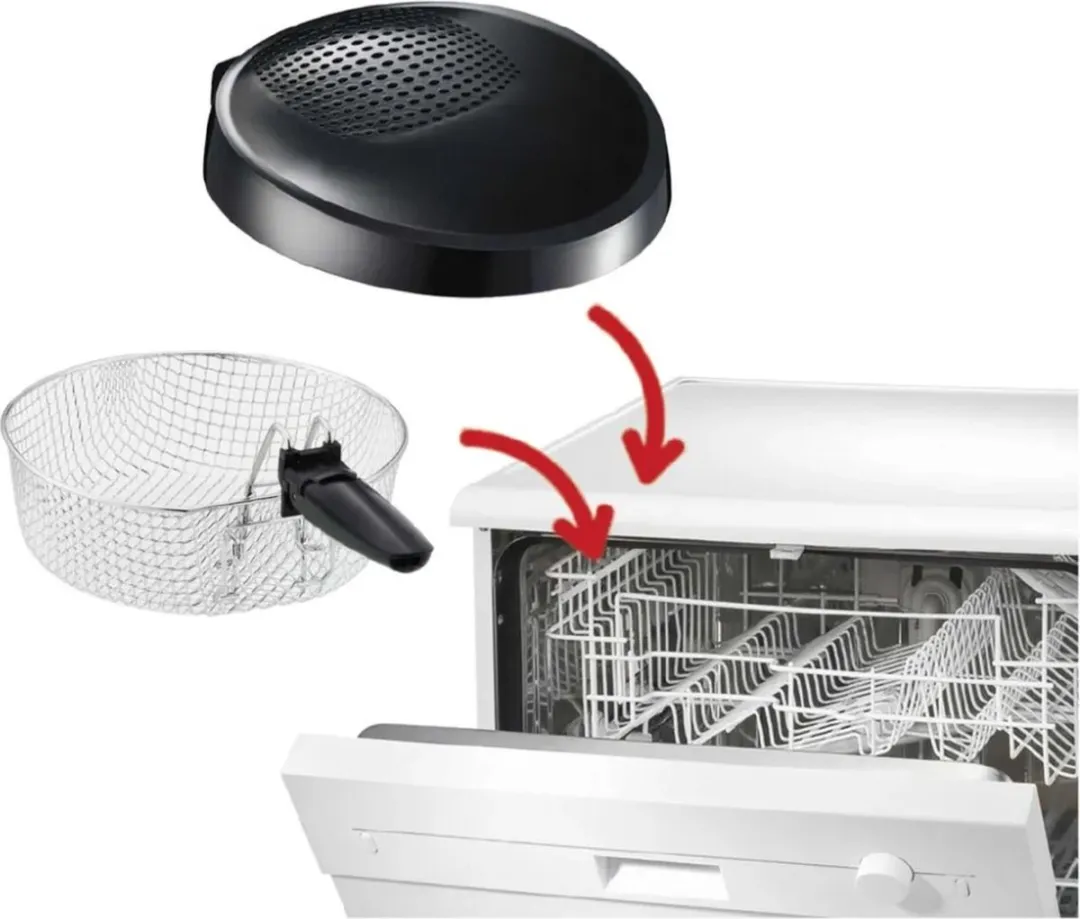 Tefal Maxi Fry Friteuse 2L - 1900W - Zwart