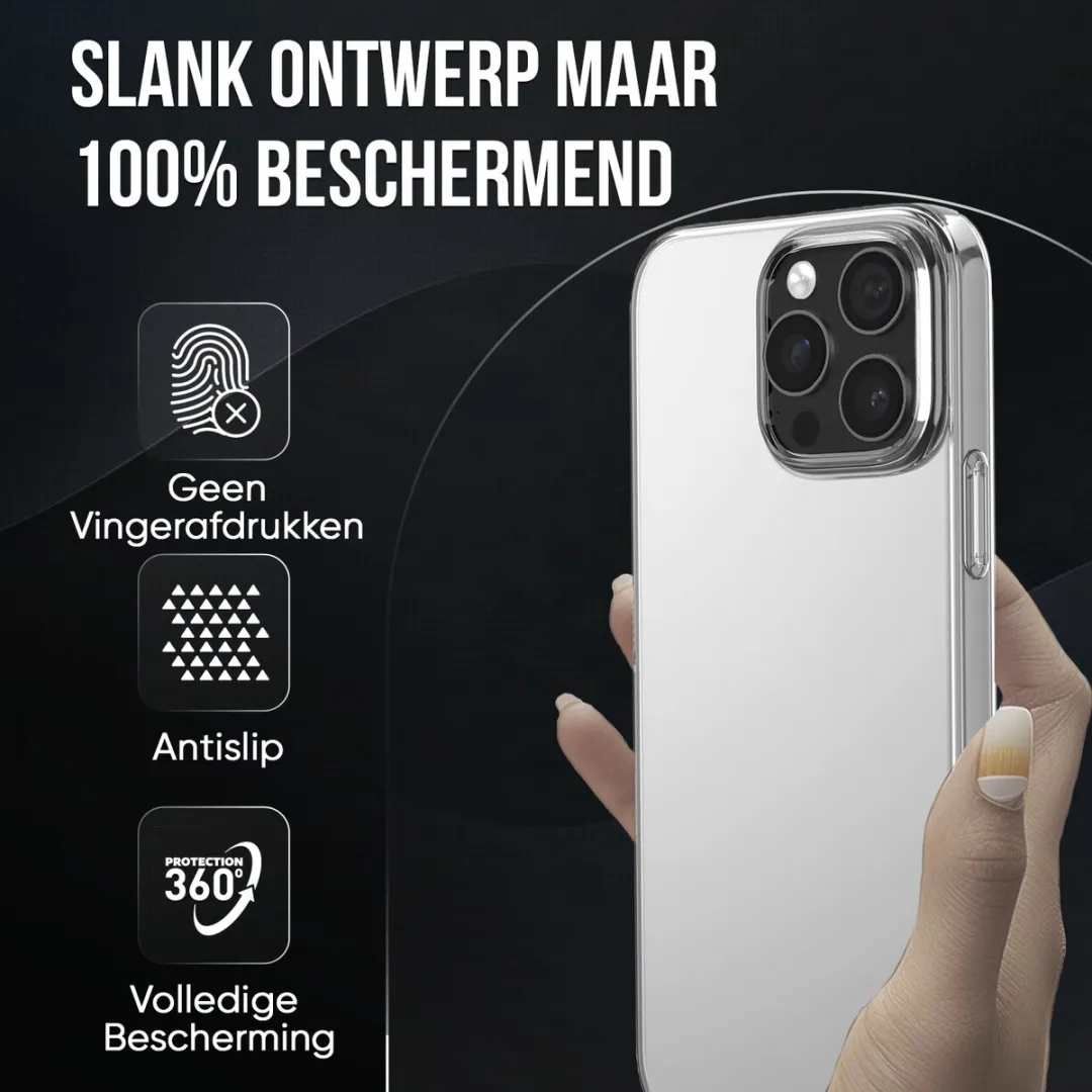 NUVEX iPhone 16 Pro Max Hoesje Transparant - MPN 8721161796237