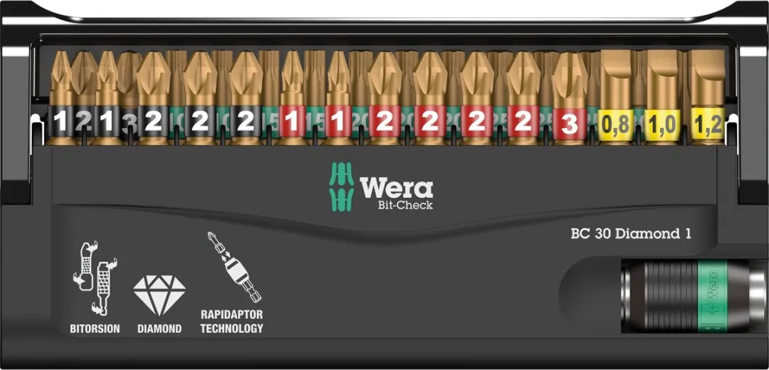 Wera 05057431001 Bit-Check 30 Diamond - Metaal