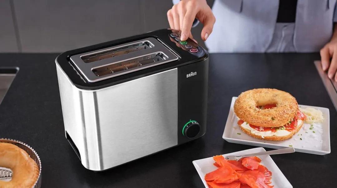 Braun ID Collection HT 5015 BK Broodrooster - 2 Sandwiches - 1000W - Zwart