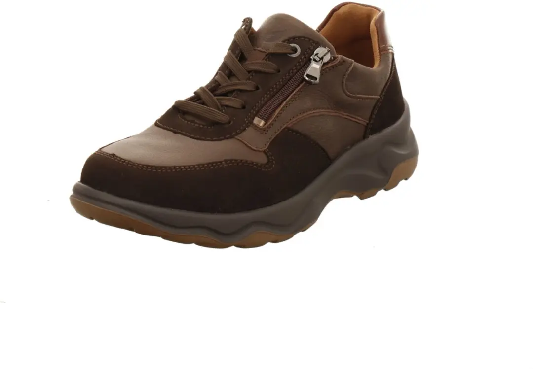 Waldläufer Denver Uomo Riva Veterschoenen - Bruin - 46.5 - afbeelding 2 van 6
