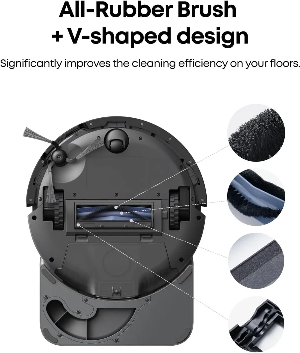 Eufy Auto-Empty C10 Robotstofzuiger - 623.4 Airwatts - Zwart