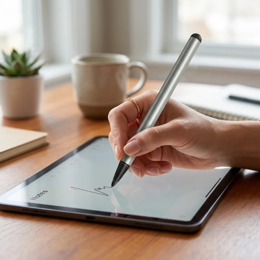 NUVEX Touchscreen Pen Set 3 Stuks - Zwart/Zilver/Rood