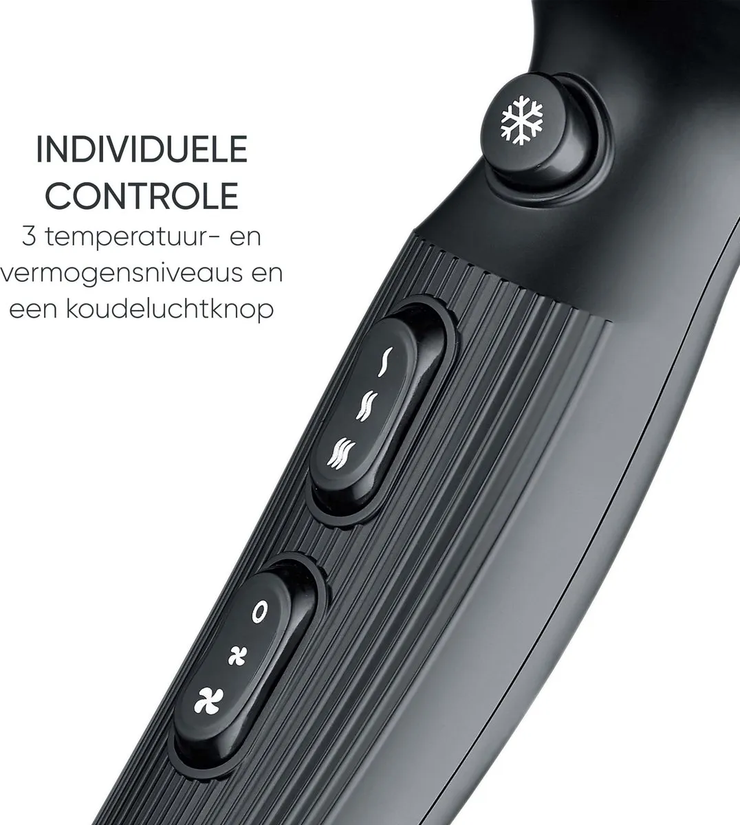 Severin HT 0167 Föhn 2300W - Ionisch - Zwart - afbeelding 6 van 6