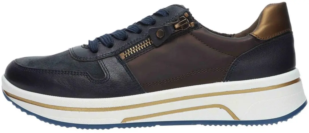 ara dames veterschoenen blauw maat 7½