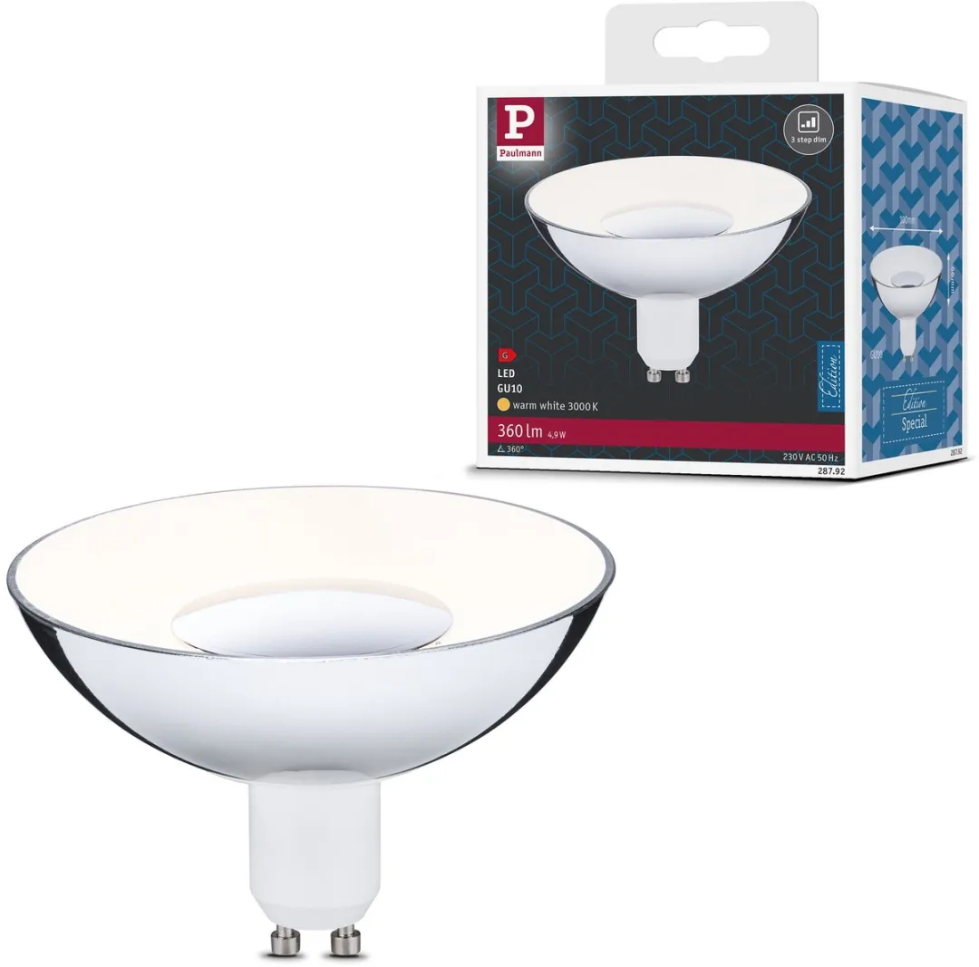 Paulmann LED Reflector 3-Step-Dim GU10 4,9W 360lm