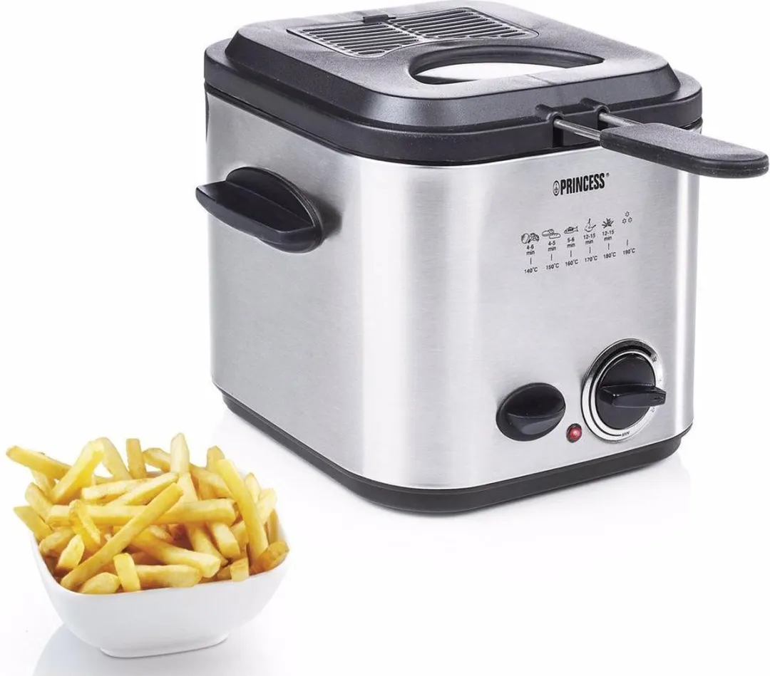 Princess Mini Friteuse & Fondue 182611 - 1.2L 840W - RVS