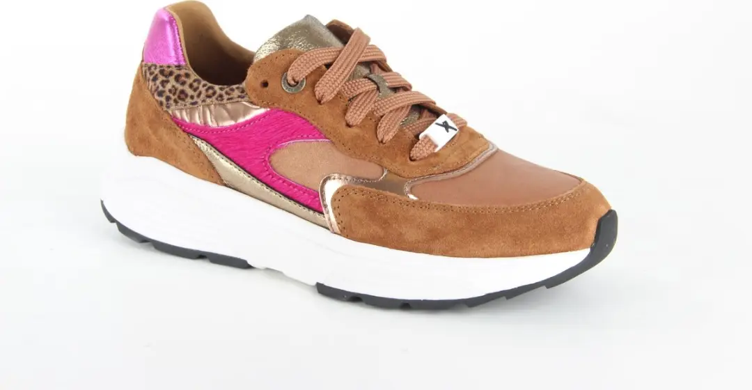 Dames Veterschoenen Xsensible Ponte Vecchio Limited Cognac
