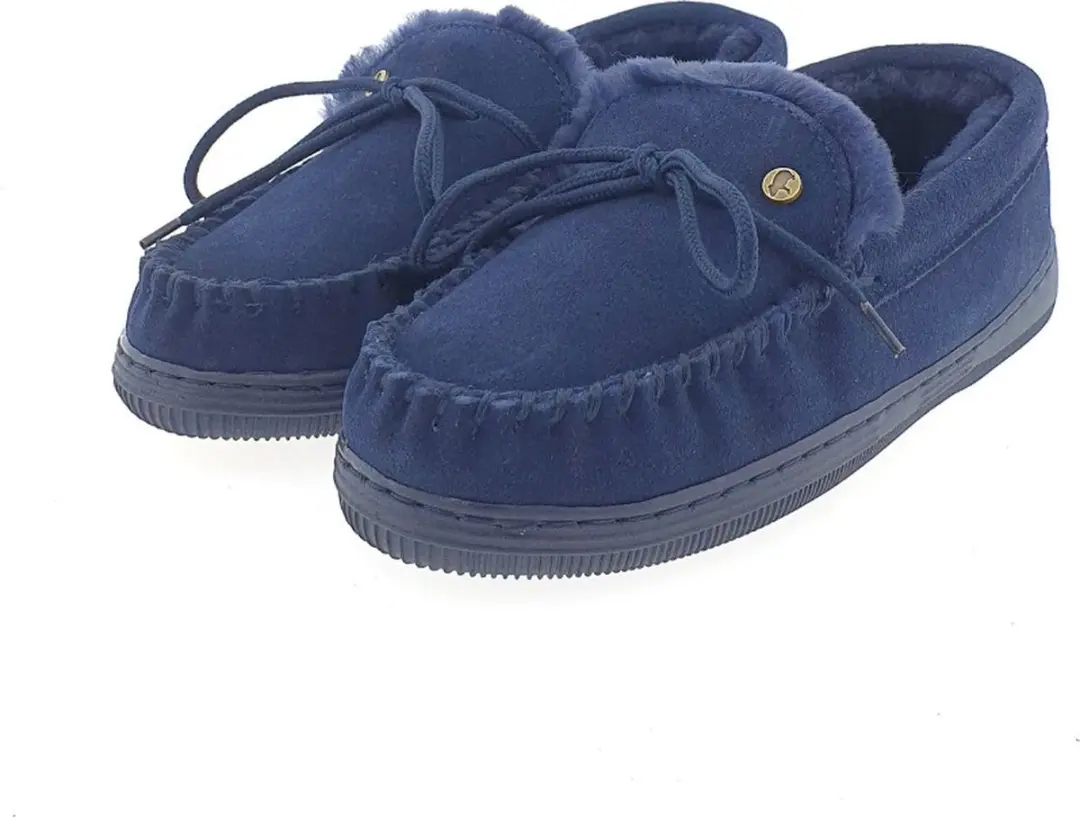 Warmbat Koala Women Suede Dames Sloffen - Donkerblauw - afbeelding 5 van 6