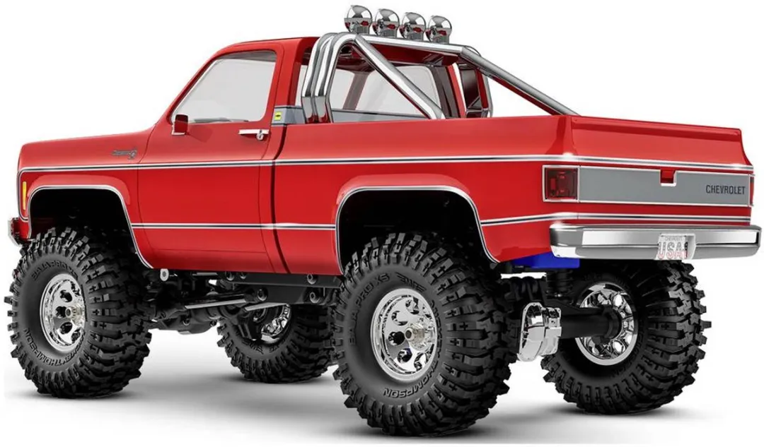 Traxxas 1:18 Brushed RC Auto Elektro Crawler 4WD - Rood