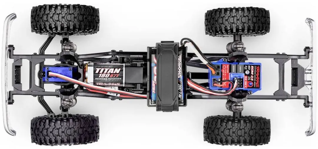 Traxxas 1:18 Brushed RC Auto Elektro Crawler 4WD - Rood