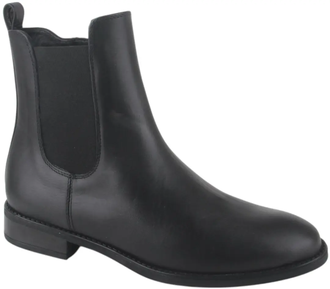 Unisa BARTY_F25_STT BLACK dames enkellaarzen gekleed maat 42 zwart