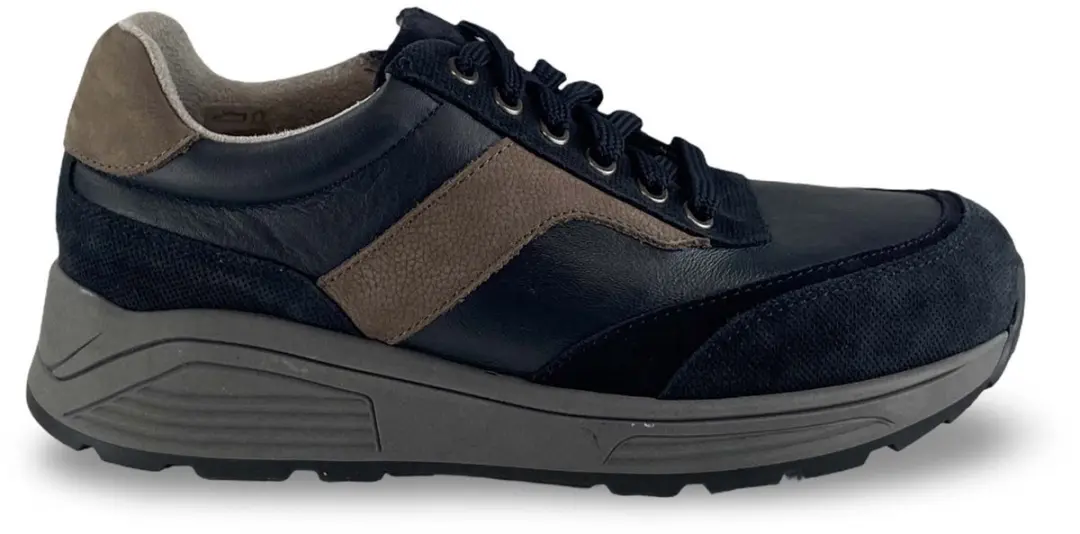 Xsensible 7508 Stone Lace Sneakers - Navy Combi - afbeelding 2 van 5