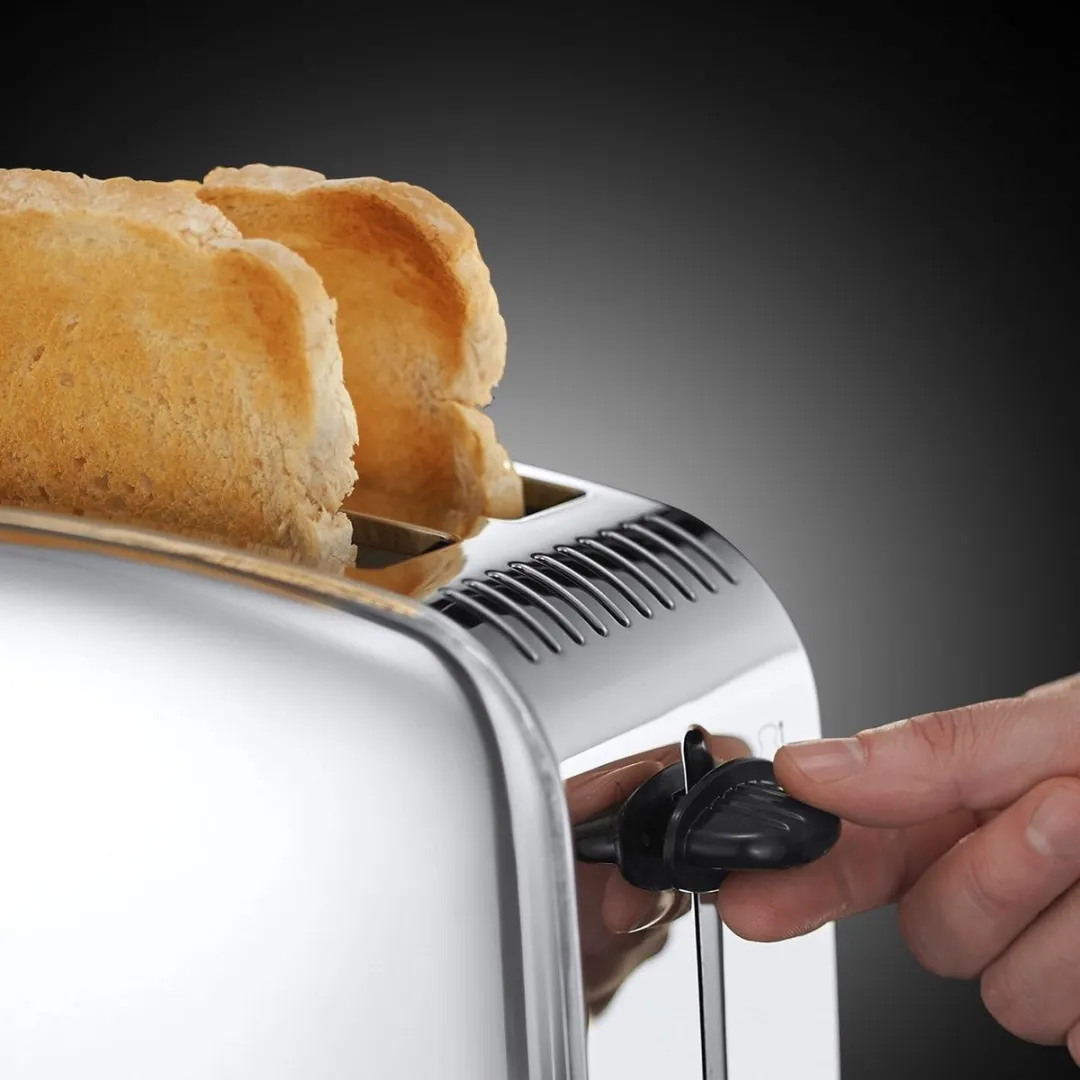 Russell Hobbs Victory 23310-56 Broodrooster 2 Sneden 1670W - RVS/Zwart