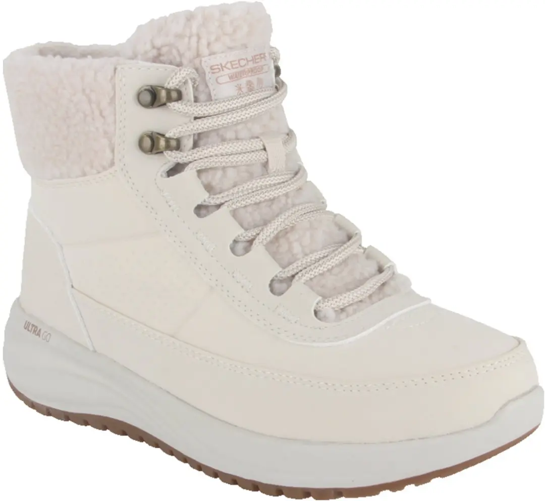Skechers 144746 NAT dames veterboots sportief maat 40 beige