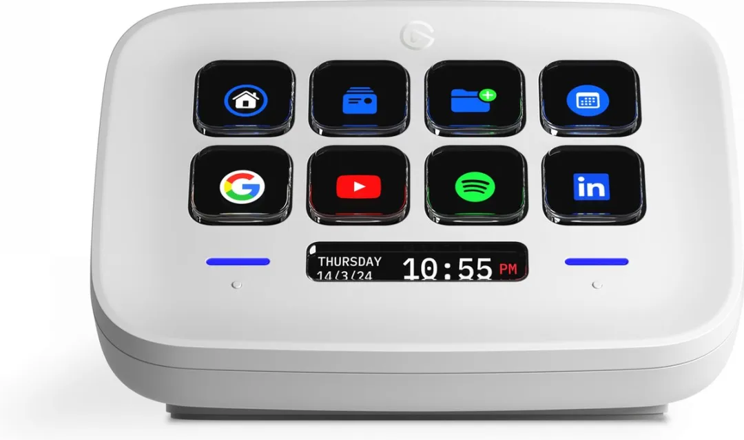 Elgato Stream Deck Neo - 8 Aanpasbare LCD Toetsen - Voor Streamen of het Kantoor - Wit